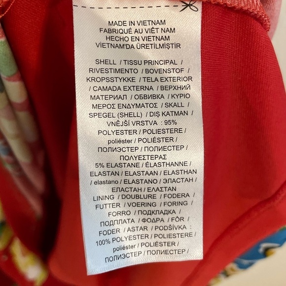 Lauren Ralph Lauren Women’s Midi Faux Wrap Dress Size 16 Red Floral Contemporary - Picture 12 of 16